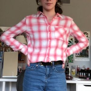 Aeropostale Pink Flannel
